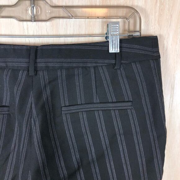 Anthropologie Cartonnier Lou Taper Wool Blend Mid Rise Cuffed Crop Pants 6 - Picture 9 of 12